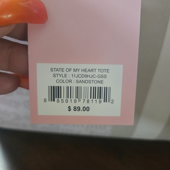 Juicy Couture Cream Large Tote Bag - Picture 10 of 10